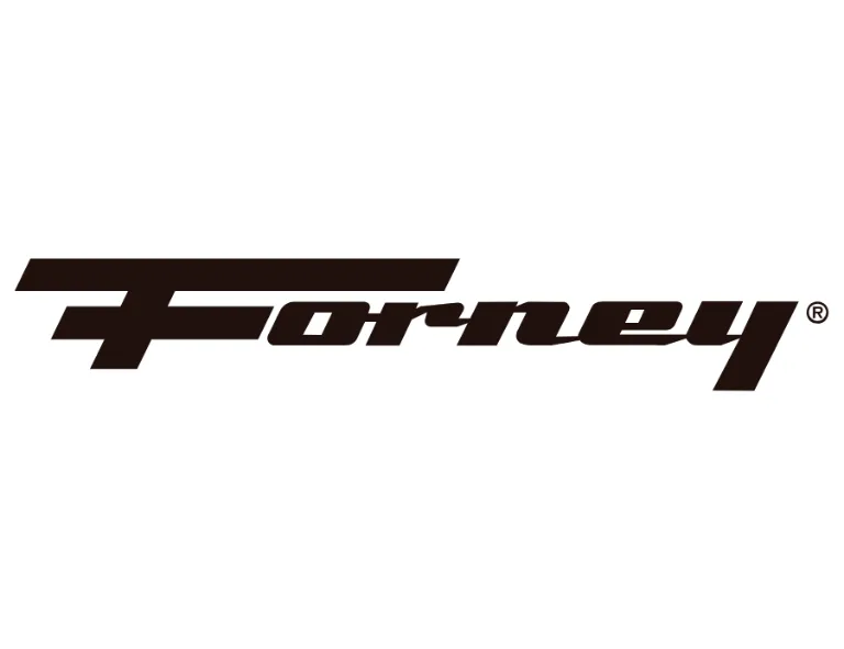 Forney logo in stylized black text.