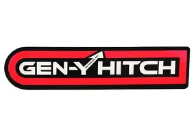 GEN-Y Hitch logo in red and black.