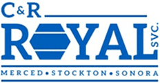 C&R Royal SVC logo with locations listed.